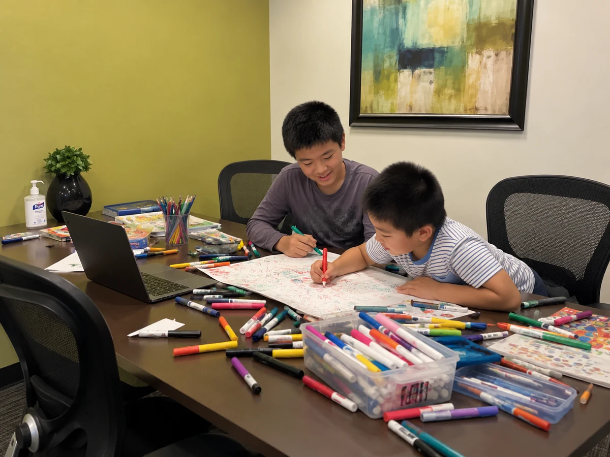 Drawing together in the new A&A studio